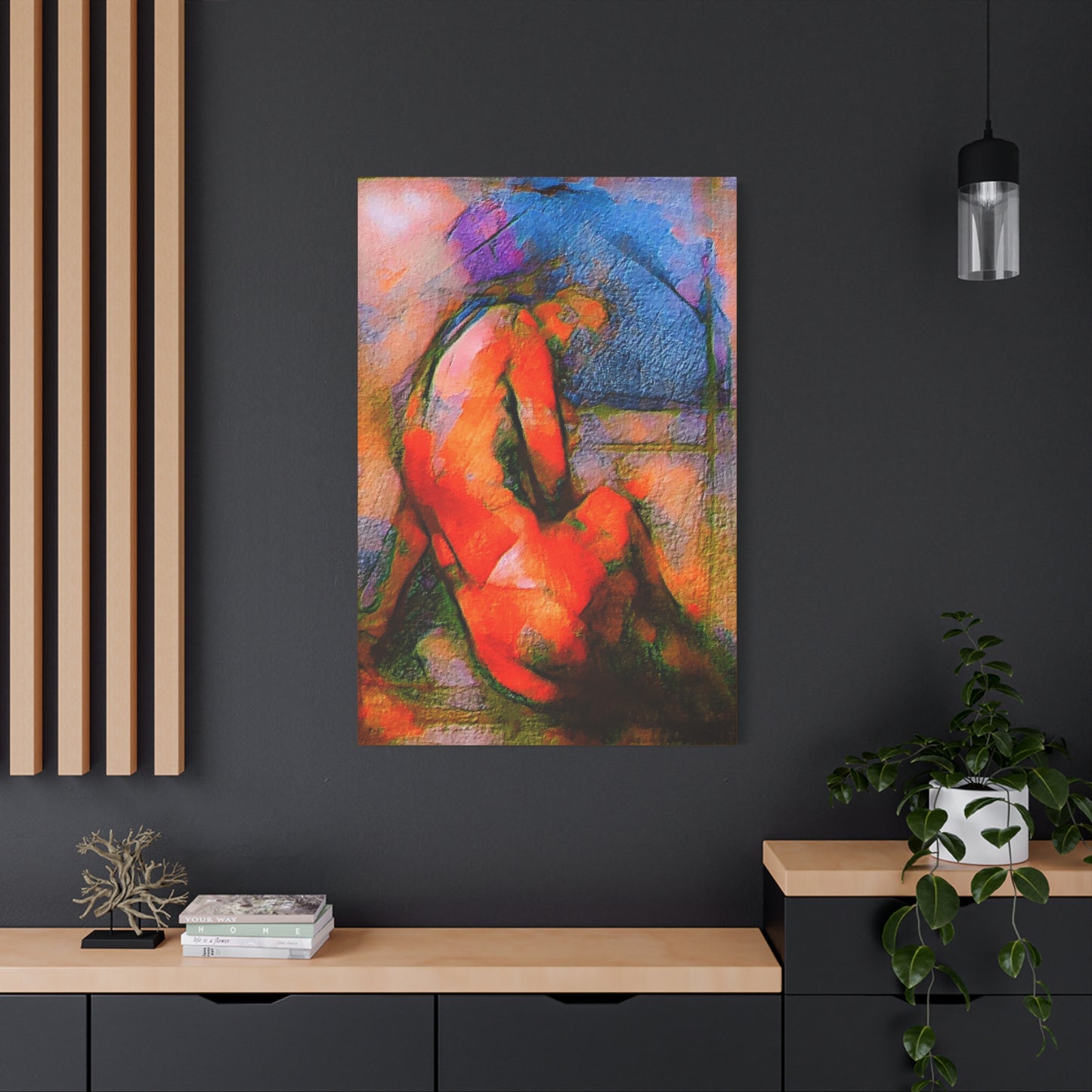 Nude Art Class Nude Woman Abstract Art Print Wall Décor