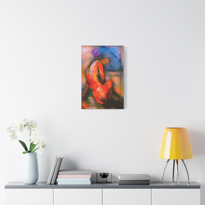Nude Art Class Nude Woman Abstract Art Print Wall Décor