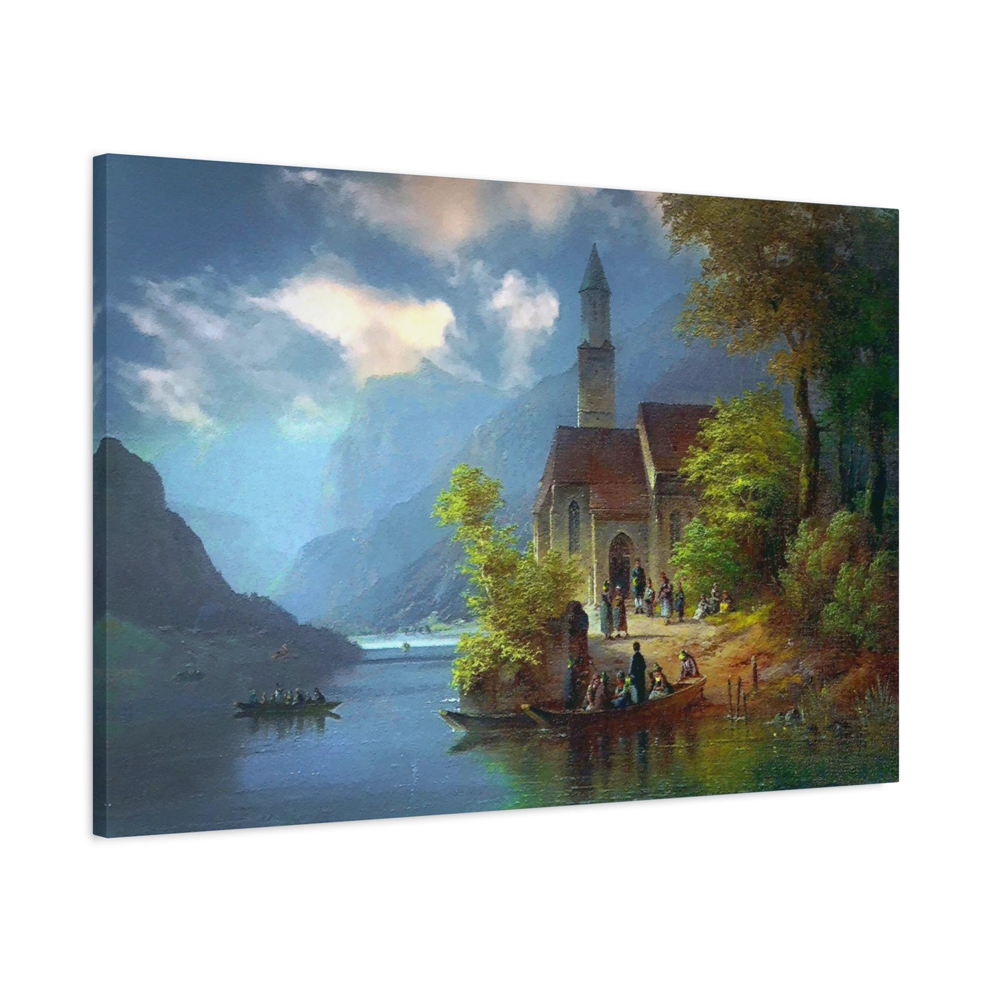On The Way Home Anton Doll Reproduction Classic Art Print Stretched Canvas Wall Décor