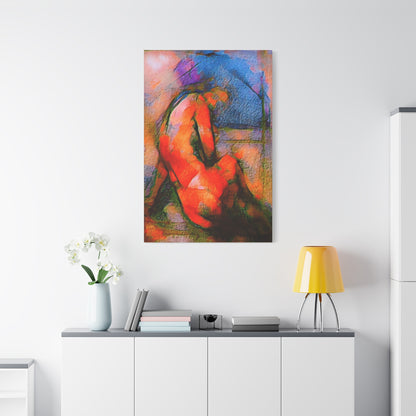 Nude Art Class Nude Woman Abstract Art Print Wall Décor