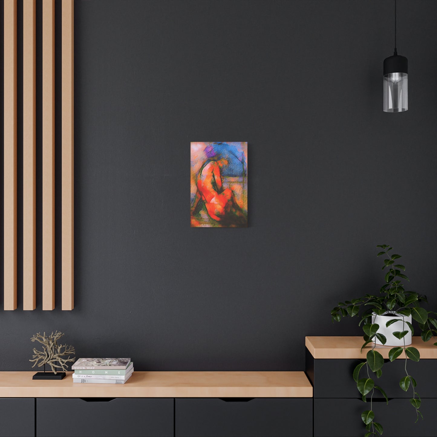 Nude Art Class Nude Woman Abstract Art Print Wall Décor