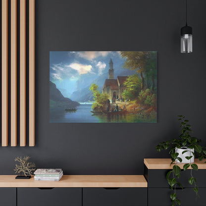 On The Way Home Anton Doll Reproduction Classic Art Print Stretched Canvas Wall Décor
