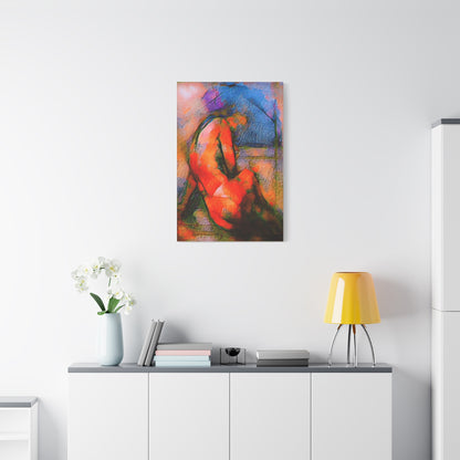 Nude Art Class Nude Woman Abstract Art Print Wall Décor