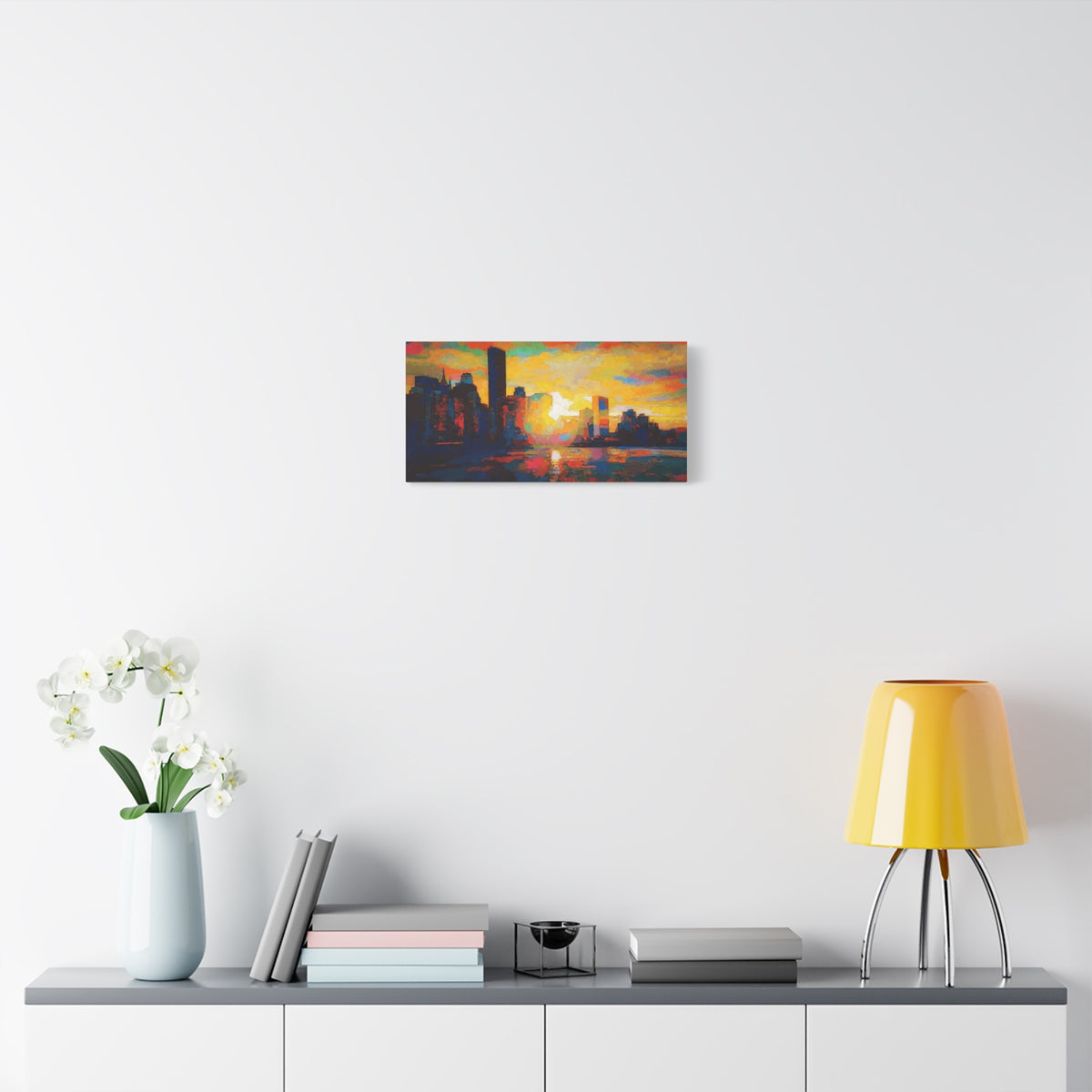 Sunset In A City