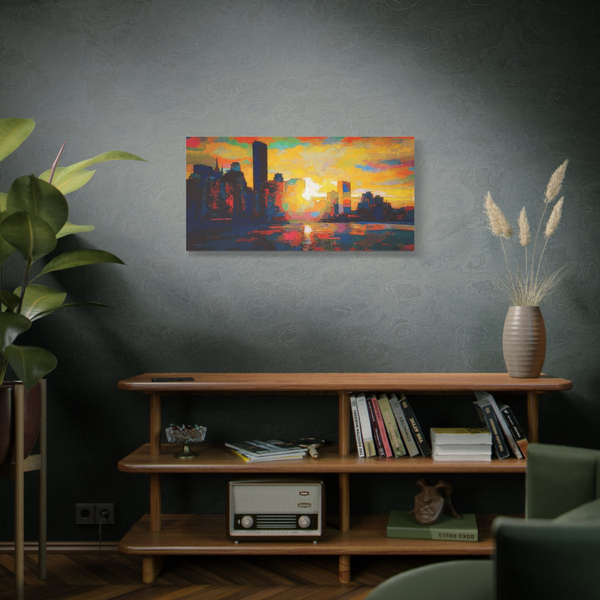 Sunset In A City